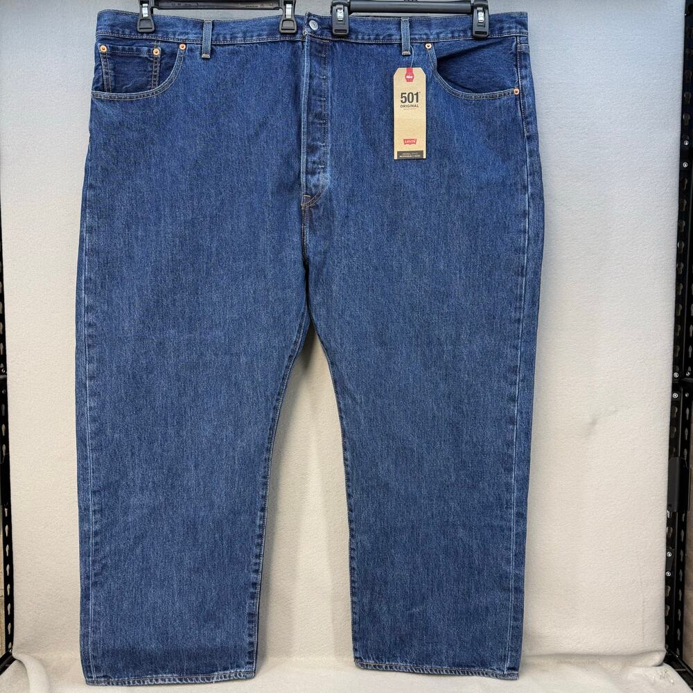 Levi's 501 Jeans Men's 54x29 Dark Blue Straight Leg Selvage Edge 501XX NWT
